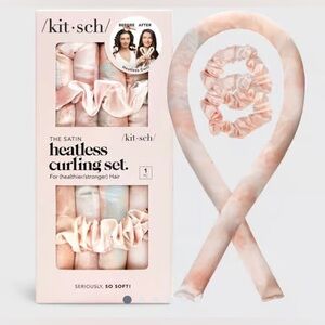 NEW - kit-sch Satin Heatless Curling Set for healthier/stronger hair